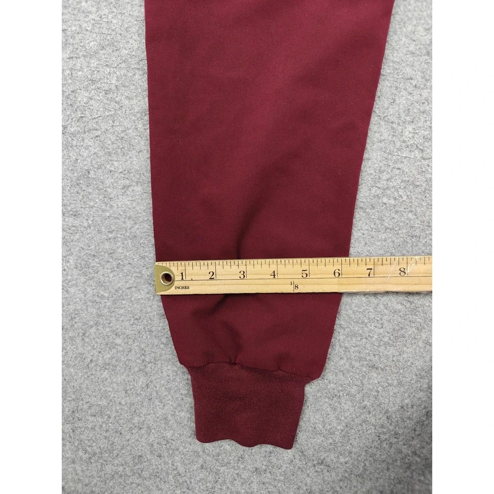 FIGS Scrub Pants Mens Small Red Technical Collection Jogger Drawstring Cuffed